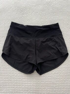 Lululemon Speed Up Black Women's Athletic Shorts